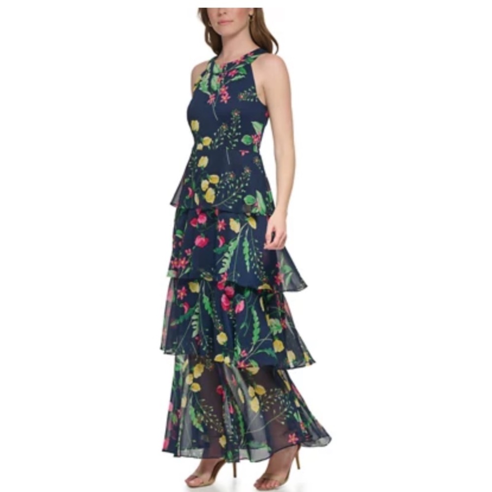 Halter dress with ruffles size 6